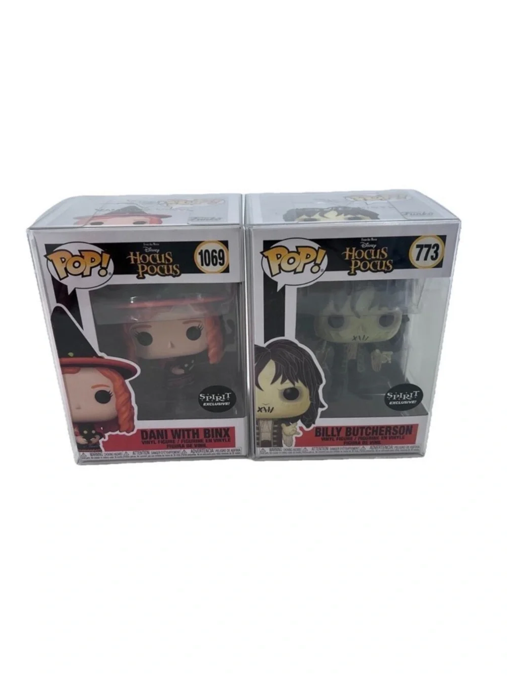 Funko Pop! Hocus Pocus #1069 DANI BINX #773 Billy Vinyl Figures Spirit Exclusive